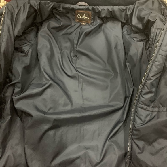 ๐HP๐ Cole Haan Black Dickey Insert Trench Coat size M - Picture 7 of 10